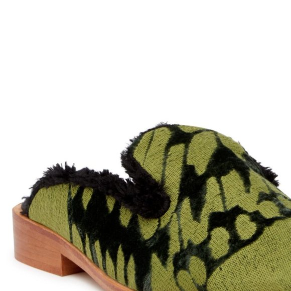 Free People Butterfly Effect Faux Fur Mule Shoes - Picture 6 of 7